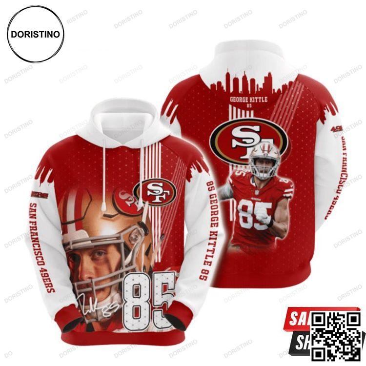 49ers George Kittle Awesome 3D Hoodie 49ers George Kittle Awesome 3D Hoodie