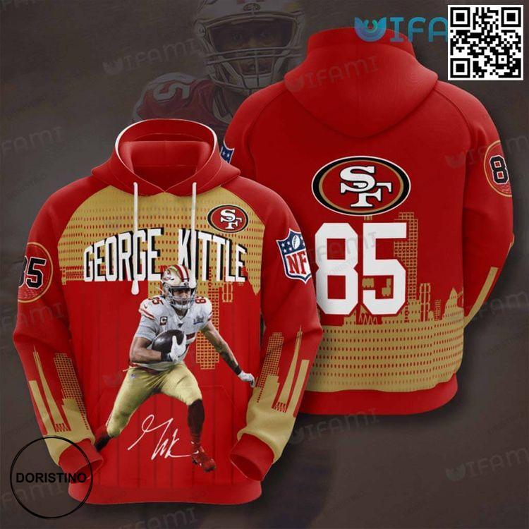 49ers George Kittle San Francisco 49ers Gift Awesome 3D Hoodie 49ers George Kittle San Francisco 49ers Gift Awesome 3D Hoodie
