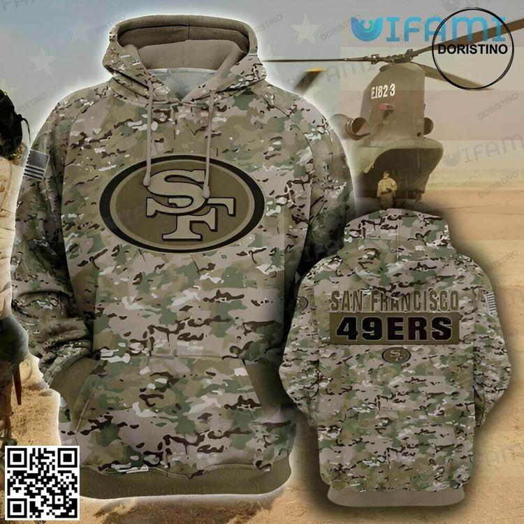 49ers Military Camo Pattern Gift Limited Edition 3D Hoodie 49ers Military Camo Pattern Gift Limited Edition 3D Hoodie