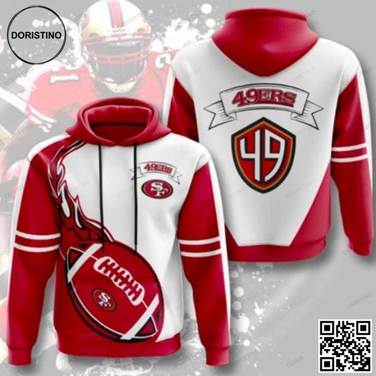 49ers Sf Red Sport All Over Print Hoodie 49ers Sf Red Sport All Over Print Hoodie