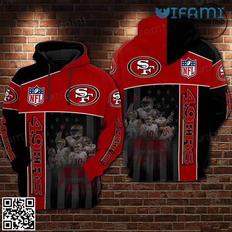 49ers The Curse Has Been Lifted San Francisco 49ers Limited Edition 3D Hoodie 49ers The Curse Has Been Lifted San Francisco 49ers Limited Edition 3D Hoodie