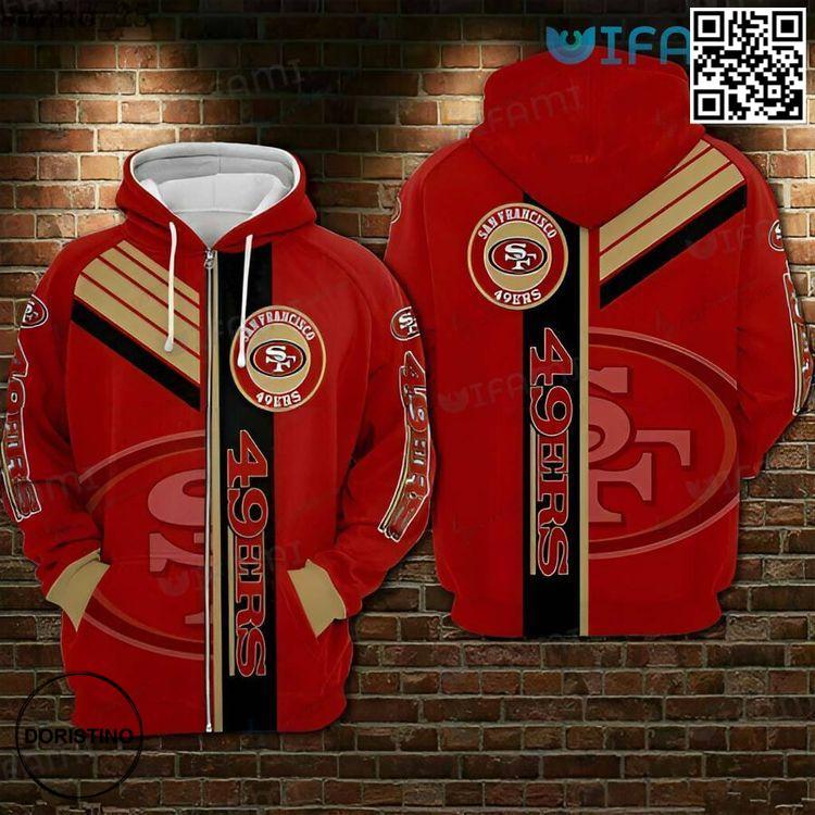 49ers Zipper Red Brown San Francisco 49ers Gift All Over Print Hoodie 49ers Zipper Red Brown San Francisco 49ers Gift All Over Print Hoodie