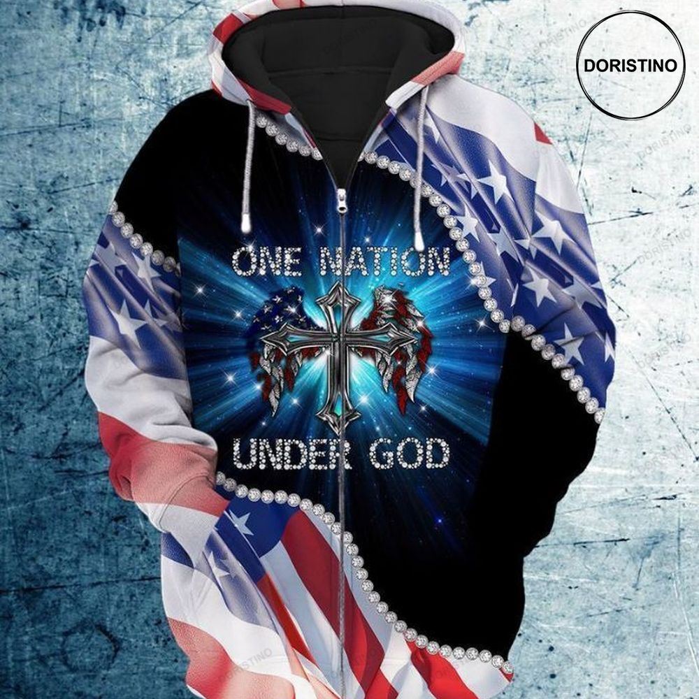 4th Of July Independence Day American One Nation Under God 3d Hoodie 4th Of July Independence Day American One Nation Under God 3d Hoodie