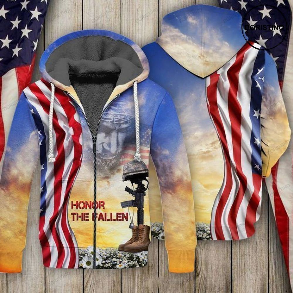 4th Of July Memorial Day American Honor The Fallen All Over Print Hoodie 4th Of July Memorial Day American Honor The Fallen All Over Print Hoodie