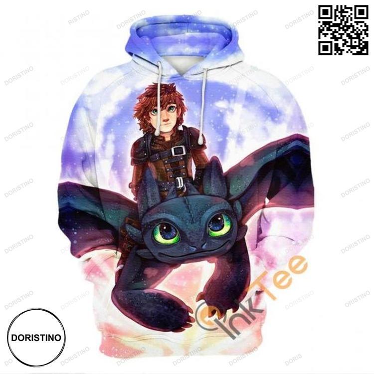 A Close Bond Howto Train Your Dragon 3D Hoodie A Close Bond Howto Train Your Dragon 3D Hoodie