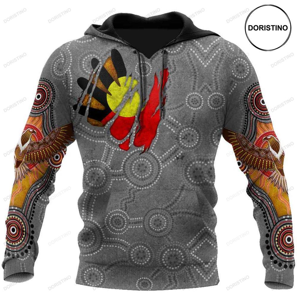 Aboriginal Australia In My Heart Indigenous Painting Art Awesome 3D Hoodie Aboriginal Australia In My Heart Indigenous Painting Art Awesome 3D Hoodie