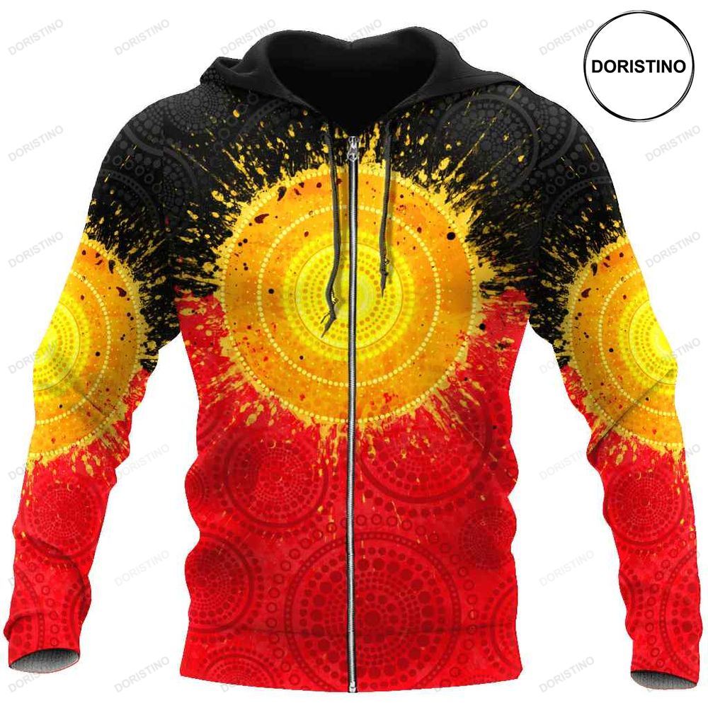Aboriginal Flag Indigenous Sun Painting Art Limited Edition 3d Hoodie Aboriginal Flag Indigenous Sun Painting Art Limited Edition 3d Hoodie