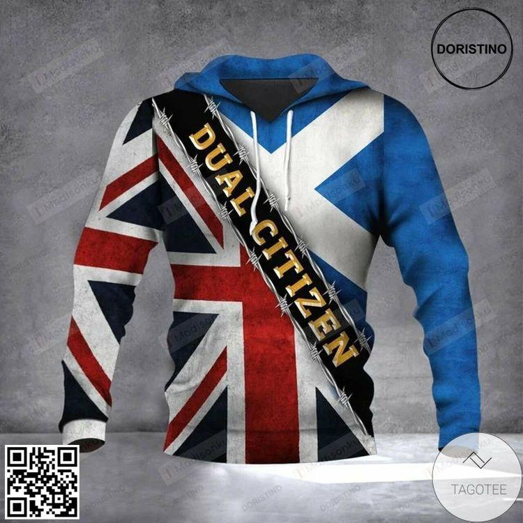 Absolutely Love Scotland And Uk Flag Dual Citizen Proud 3d Hoodie Absolutely Love Scotland And Uk Flag Dual Citizen Proud 3d Hoodie