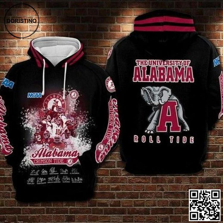 Alabama Crimson Tide Feature Club All Over Print Hoodie Alabama Crimson Tide Feature Club All Over Print Hoodie