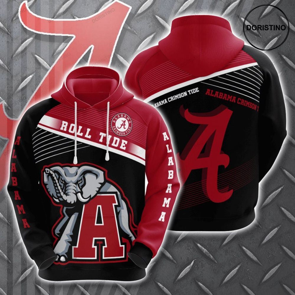 Alabama Crimson Tide Roll Tide All Over Print Hoodie Alabama Crimson Tide Roll Tide All Over Print Hoodie