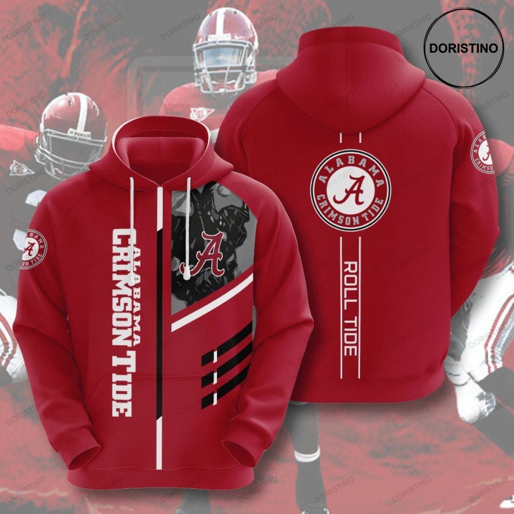 Alabama Crimson Tide 3d Red Version 3d Hoodie Alabama Crimson Tide 3d Red Version 3d Hoodie