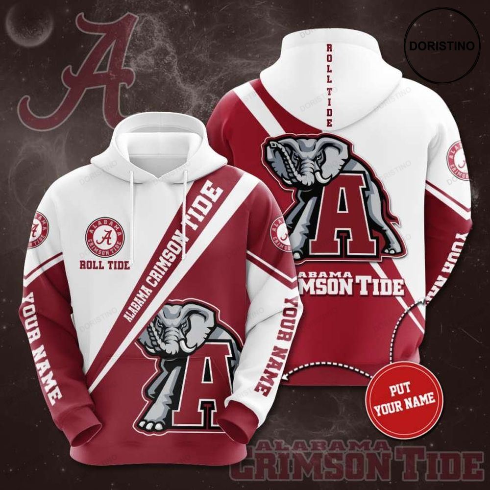 Alabama Crimson Tide Art All Over Print Hoodie Alabama Crimson Tide Art All Over Print Hoodie