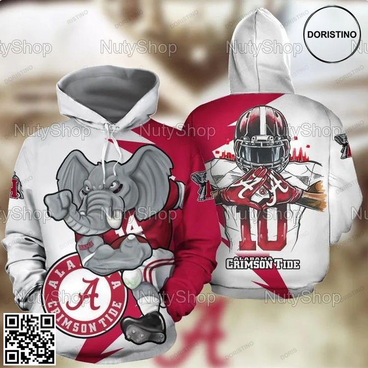 Alabama Crimson Tide Full Printing Ncaa Pullover All Over Print Hoodie Alabama Crimson Tide Full Printing Ncaa Pullover All Over Print Hoodie