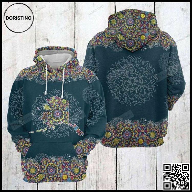 Alaska Mandala 3d All Over Print Hoodie Alaska Mandala 3d All Over Print Hoodie