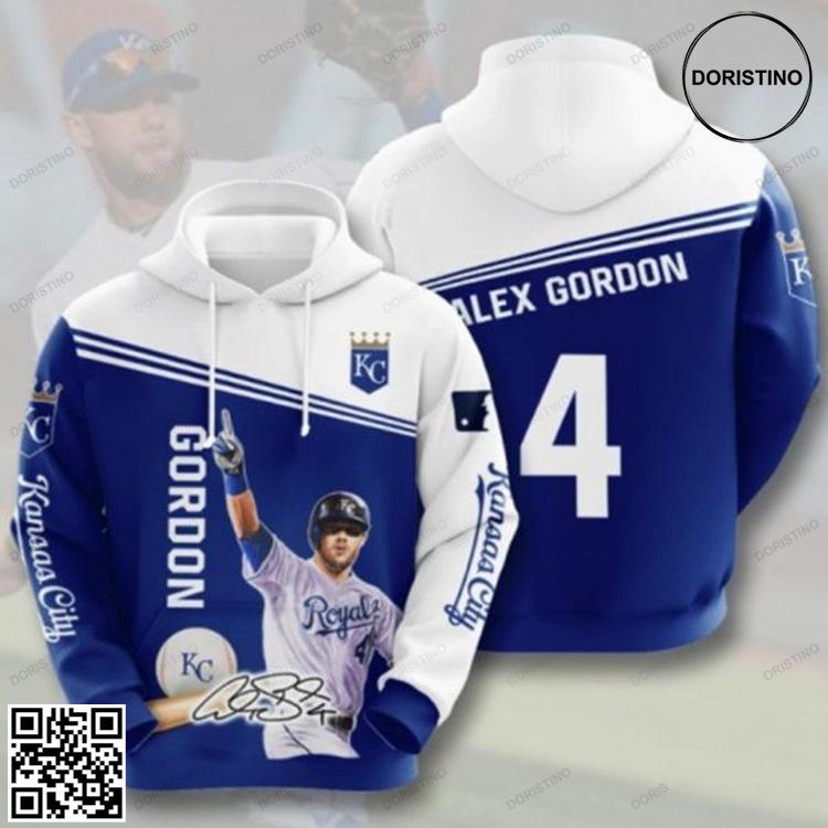 Alex Gordon 4 All Over Print Hoodie Alex Gordon 4 All Over Print Hoodie