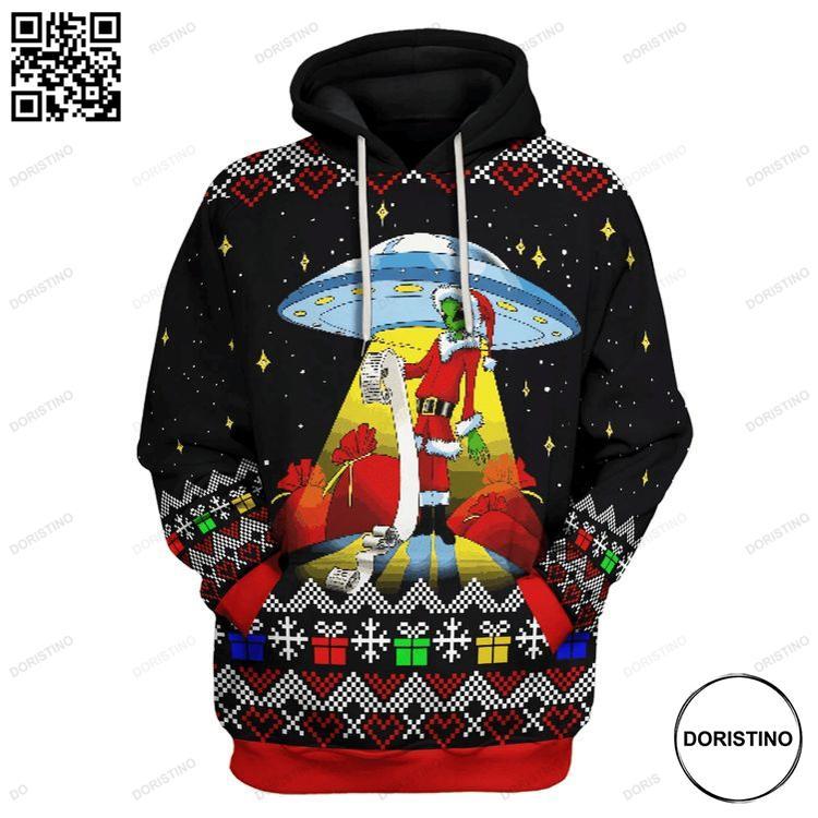Alien Ufo 3d All Print All Over Print Hoodie Alien Ufo 3d All Print All Over Print Hoodie