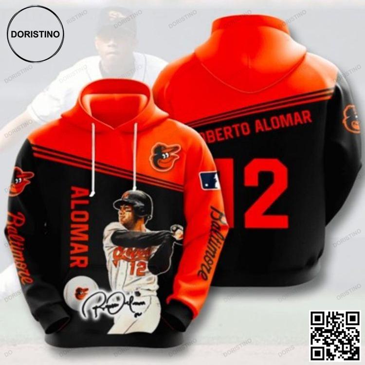 Alomar Baltimore All Over Print Hoodie Alomar Baltimore All Over Print Hoodie