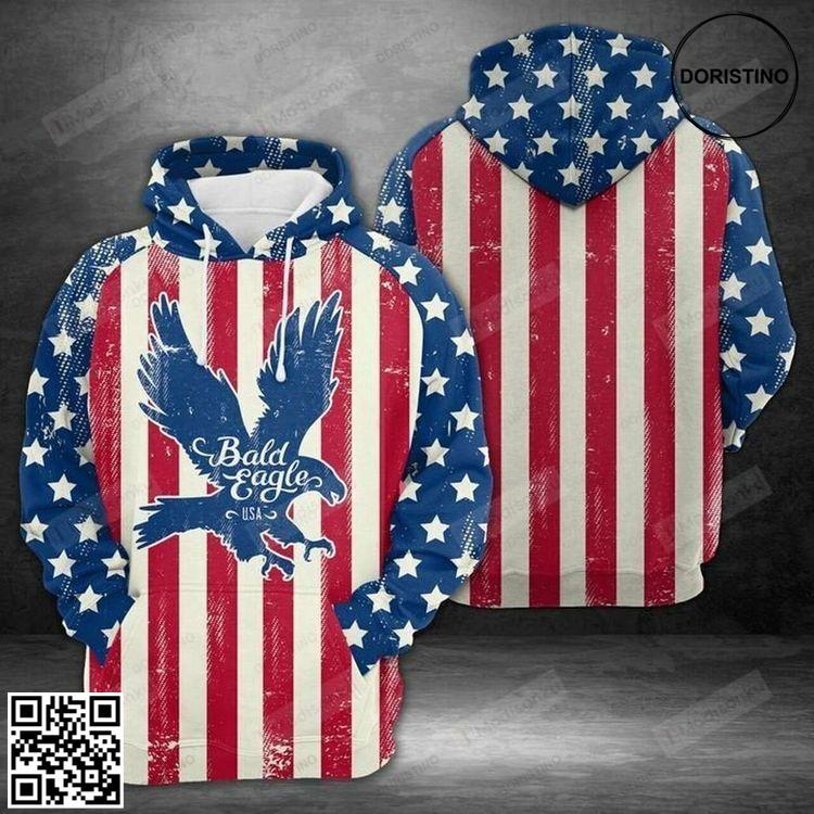 Amazing Bald Eagle 3d Awesome 3D Hoodie Amazing Bald Eagle 3d Awesome 3D Hoodie