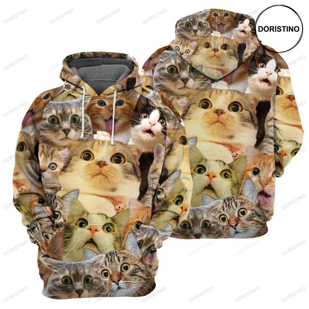 Amazing Cat Ed Awesome 3D Hoodie Amazing Cat Ed Awesome 3D Hoodie