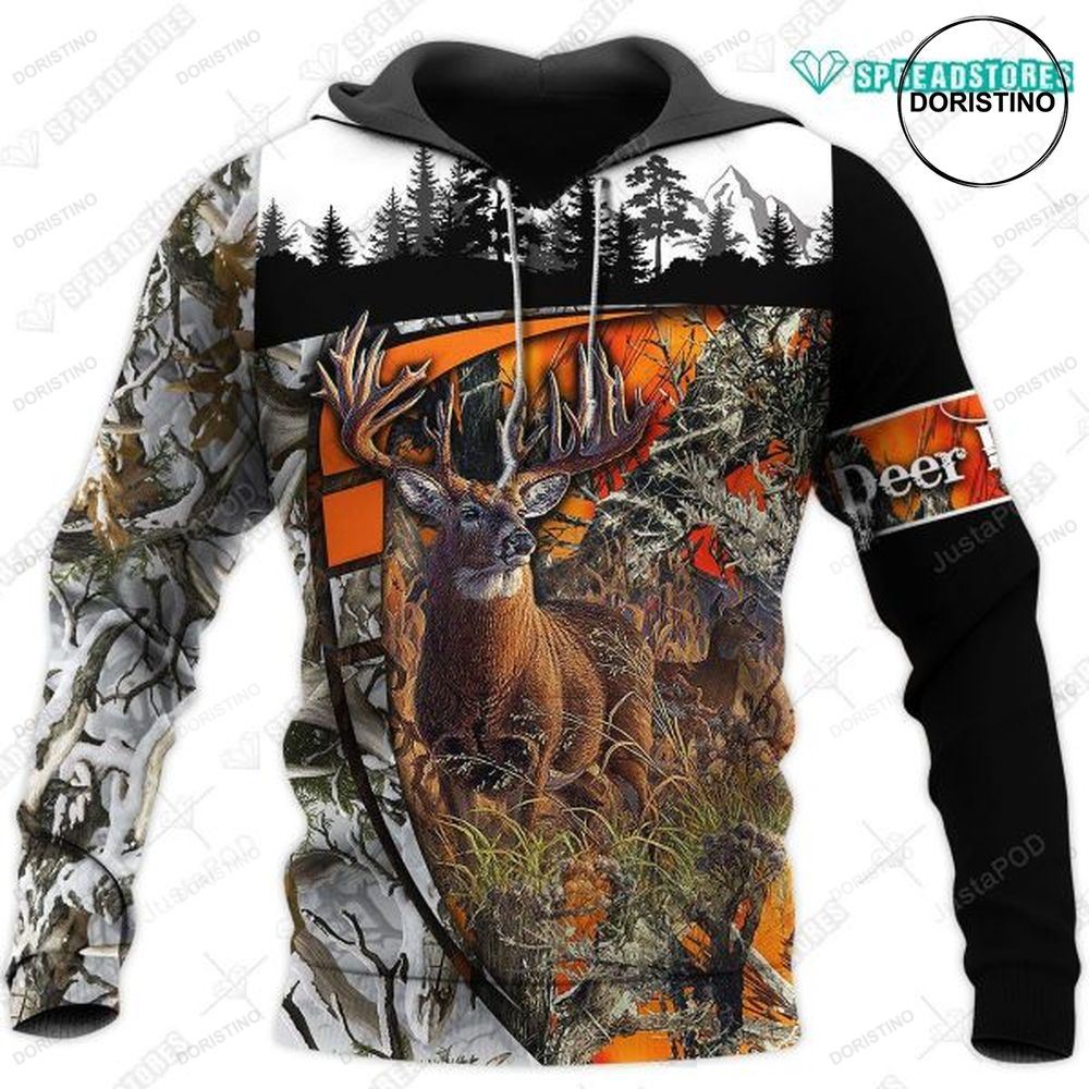 Amazing Deer Hunting Awesome 3D Hoodie Amazing Deer Hunting Awesome 3D Hoodie