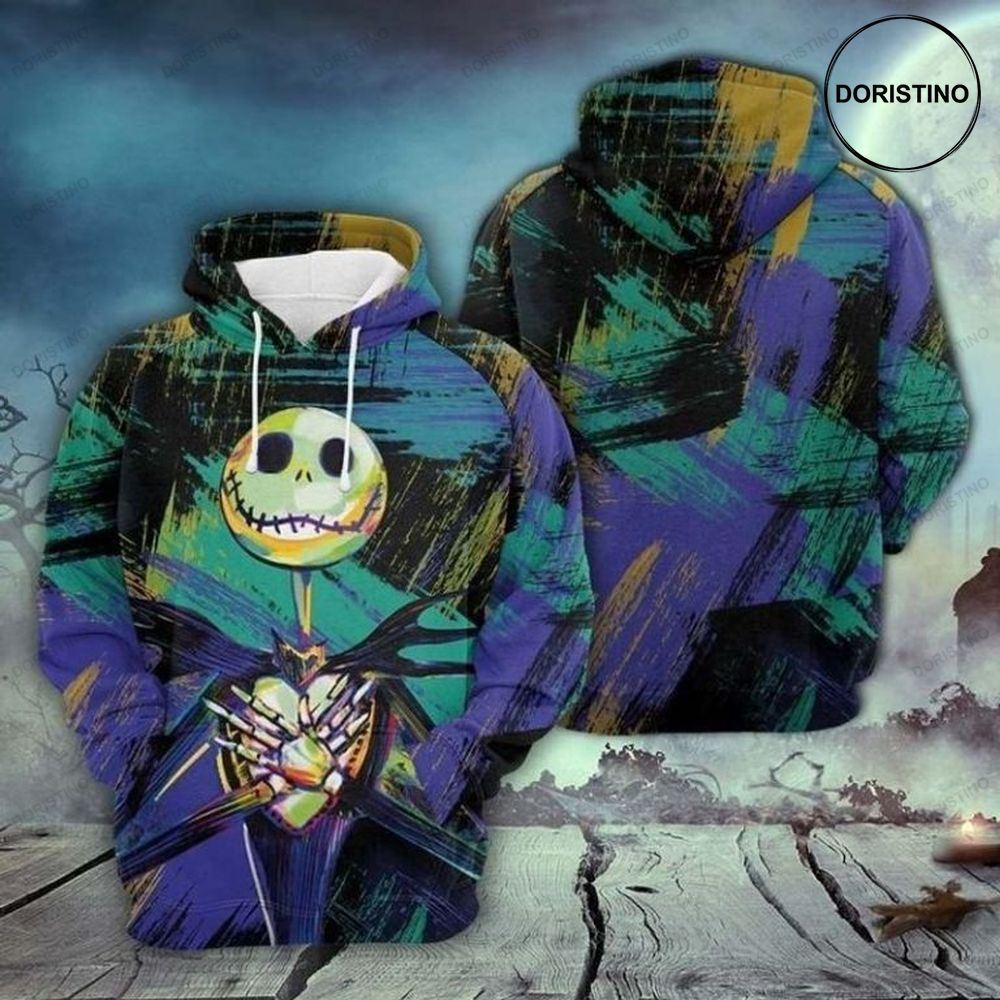 Amazing Jack Skellington All Over Print Hoodie Amazing Jack Skellington All Over Print Hoodie