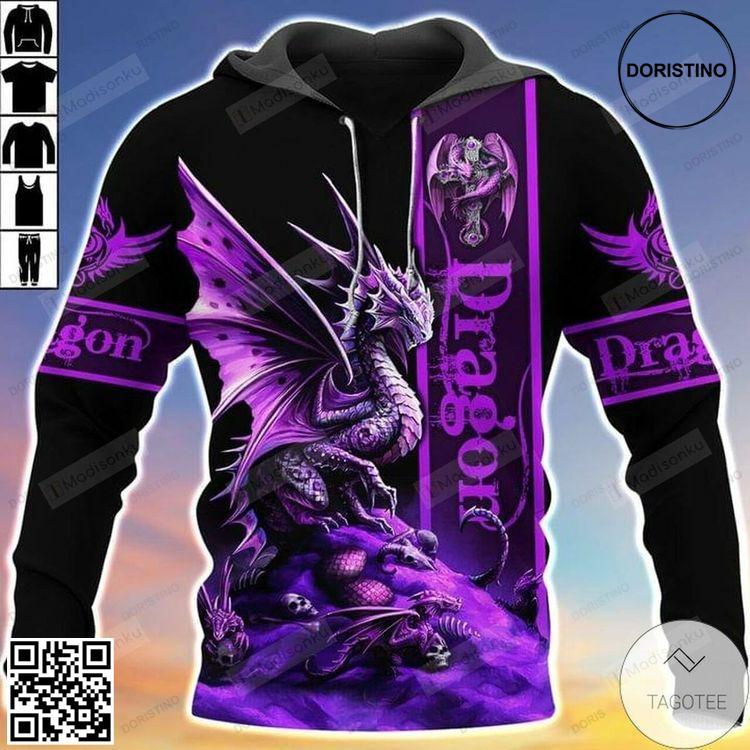 Amazing Purple Dragon For Unisex 3d Awesome 3D Hoodie Amazing Purple Dragon For Unisex 3d Awesome 3D Hoodie