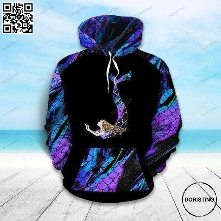 Amazing Purple Mermaid 3d All Print Limited Edition 3D Hoodie Amazing Purple Mermaid 3d All Print Limited Edition 3D Hoodie