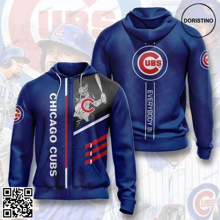 Sports Team Chicago Cubs Awesome 3D Hoodie Sports Team Chicago Cubs Awesome 3D Hoodie