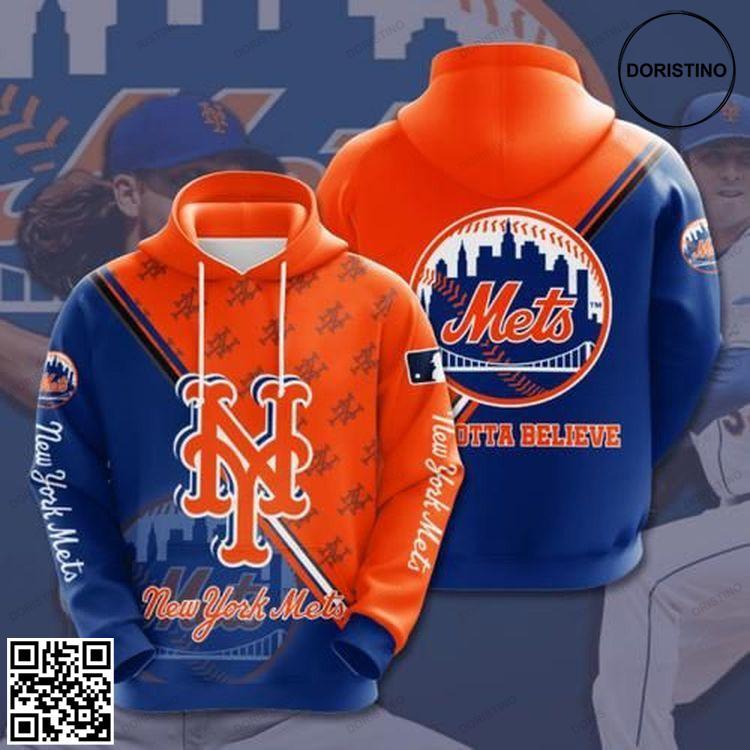 Sports Team New York Mets All Over Print Hoodie Sports Team New York Mets All Over Print Hoodie