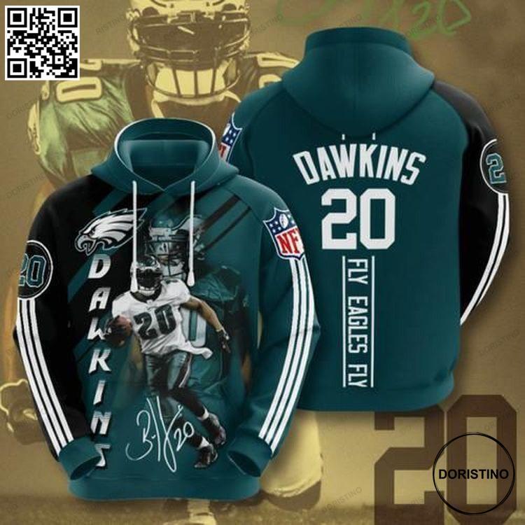 Sports Team Nfl 20 Dawkins Philadelphia Eagles 3D Hoodie Sports Team Nfl 20 Dawkins Philadelphia Eagles 3D Hoodie
