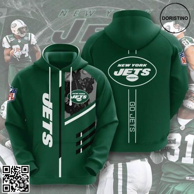 Nfl New York Jets Go Jets 3D Hoodie Nfl New York Jets Go Jets 3D Hoodie