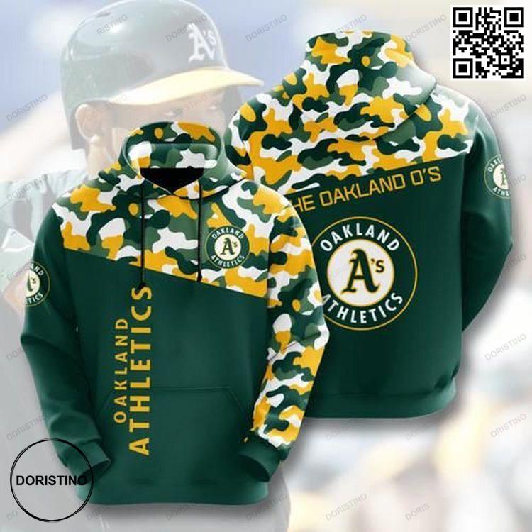 Sports Team Oakland Athletics Awesome 3D Hoodie Sports Team Oakland Athletics Awesome 3D Hoodie