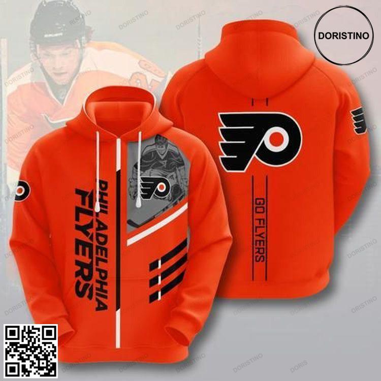 Philadelphia Flyers Go Flyers 3D Hoodie Philadelphia Flyers Go Flyers 3D Hoodie