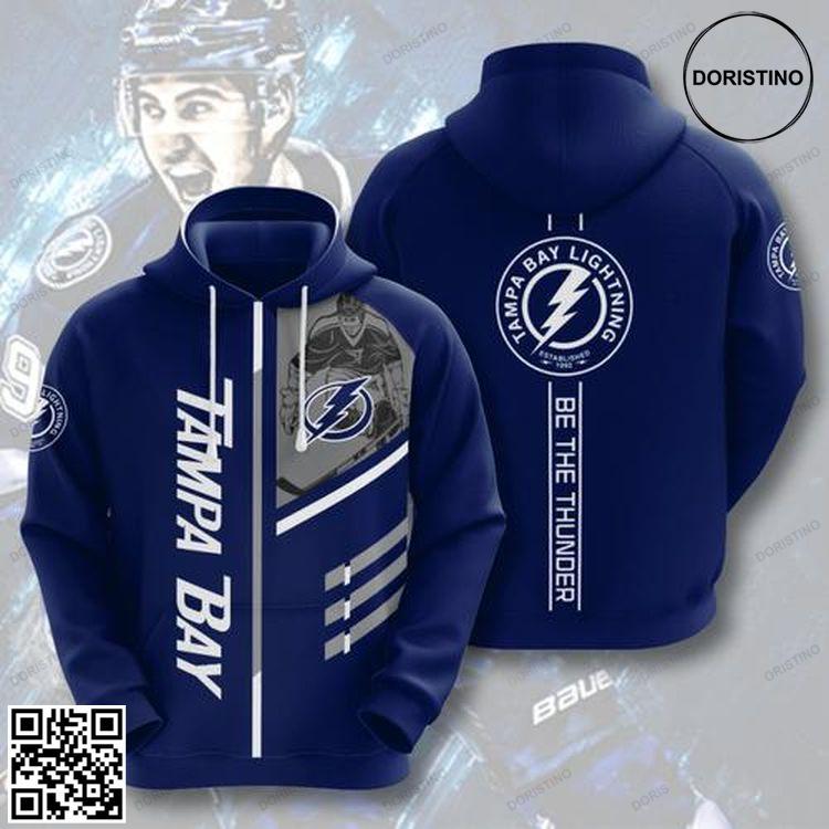Tampa Bay Lightning Be The Thunder All Over Print Hoodie Tampa Bay Lightning Be The Thunder All Over Print Hoodie