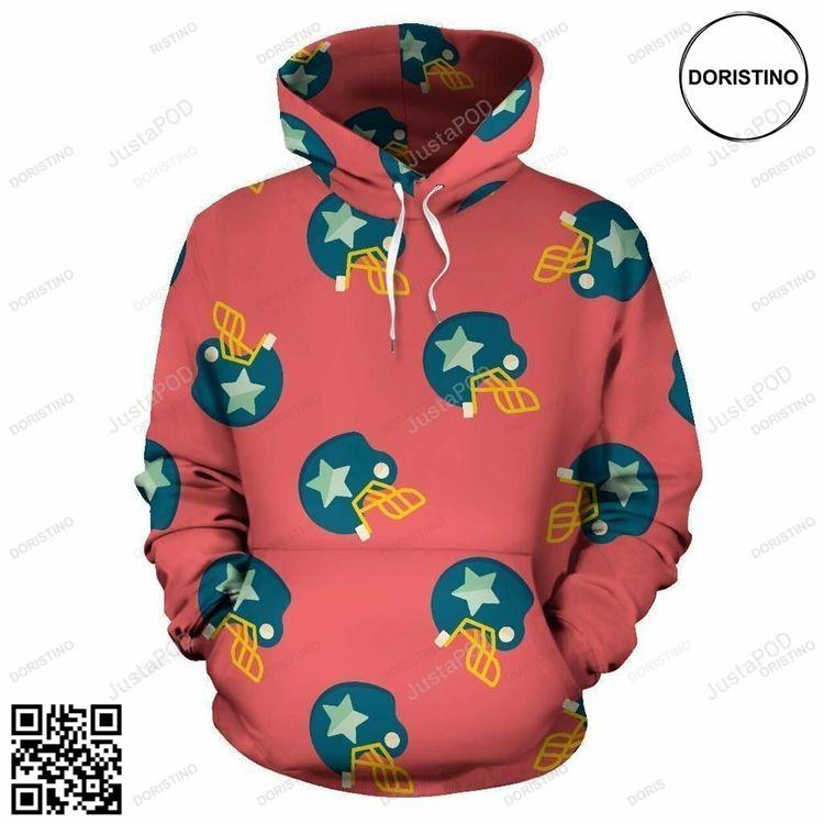 American Football Hat Awesome 3D Hoodie American Football Hat Awesome 3D Hoodie