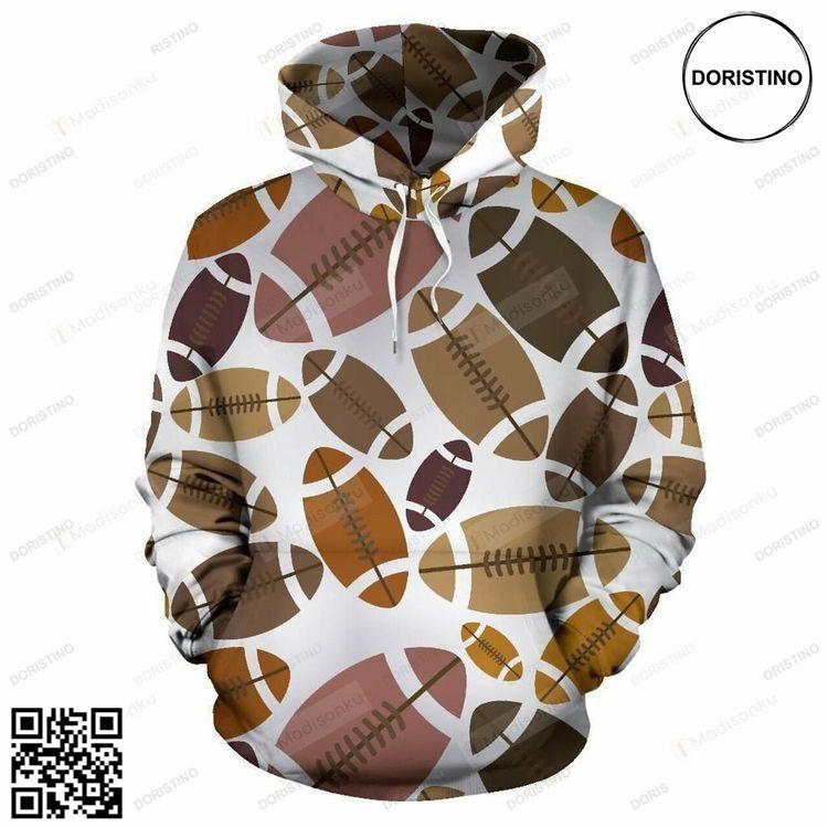American Football Rugby Ball 3d Awesome 3D Hoodie American Football Rugby Ball 3d Awesome 3D Hoodie