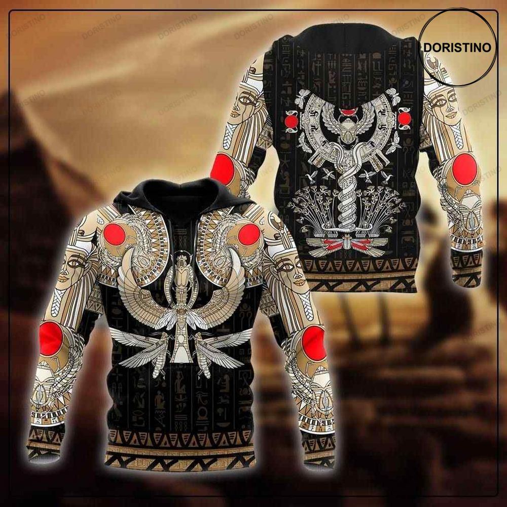 Ancient Egypt Painting Pattern Awesome 3D Hoodie Ancient Egypt Painting Pattern Awesome 3D Hoodie
