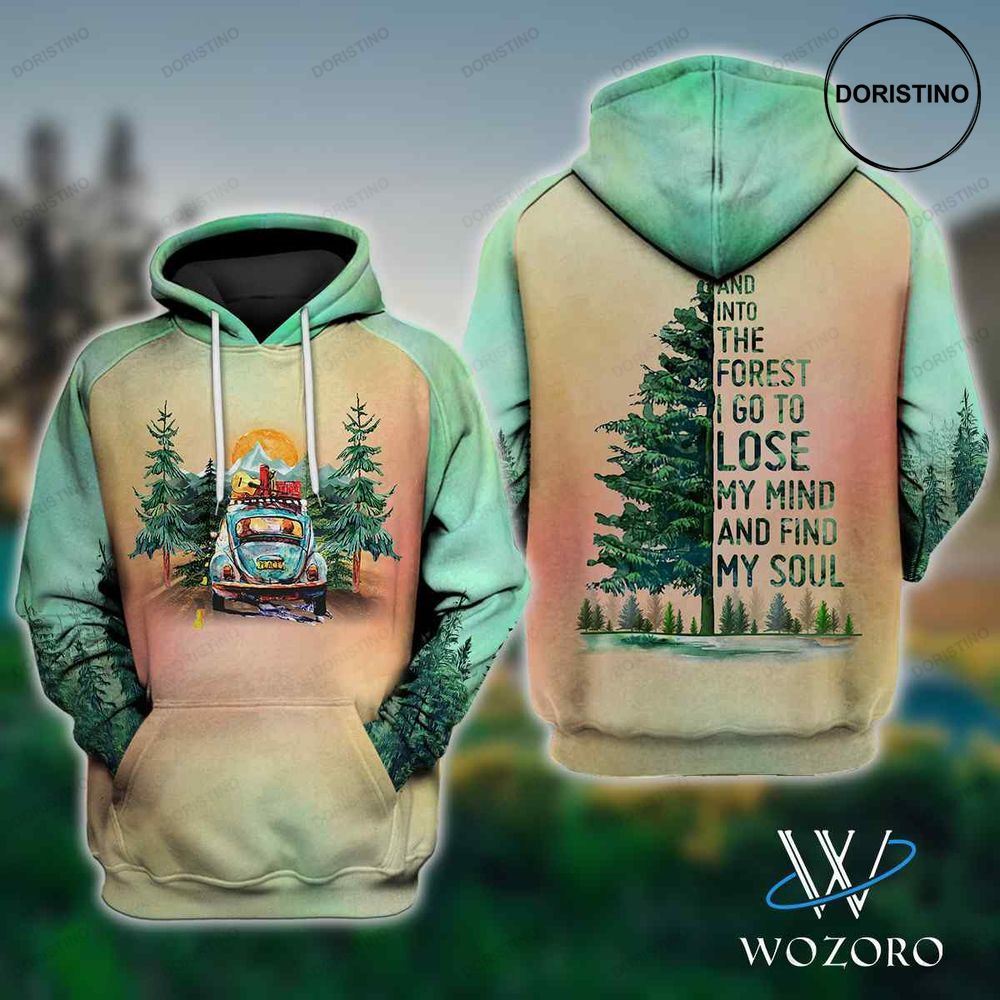 And Into The Forest I Go Car Camping All Over Print Hoodie And Into The Forest I Go Car Camping All Over Print Hoodie
