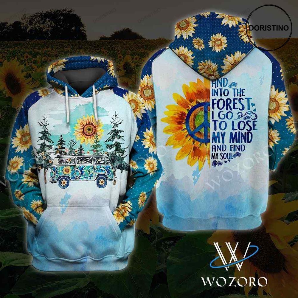 And Into The Forest I Go Car Sunflower Limited Edition 3d Hoodie And Into The Forest I Go Car Sunflower Limited Edition 3d Hoodie