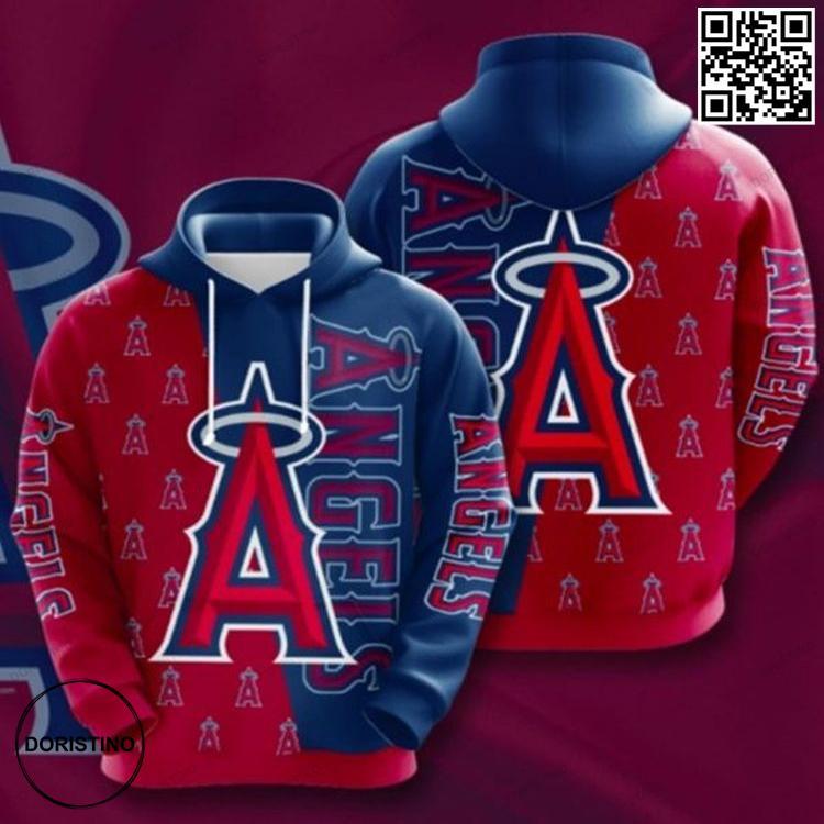 Angels Blue And Red Limited Edition 3D Hoodie Angels Blue And Red Limited Edition 3D Hoodie