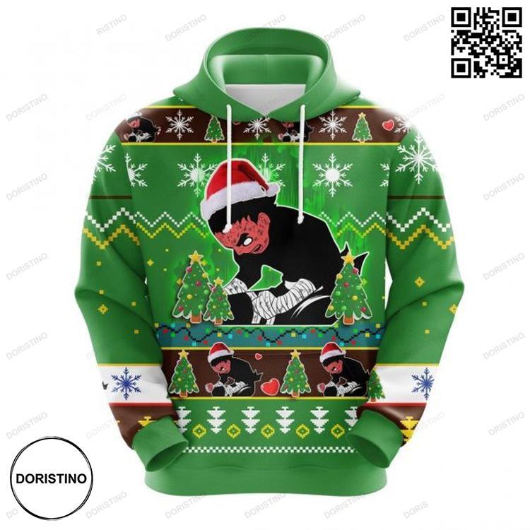 Angry Christmas Cute Noel Ugly All Over Print Hoodie Angry Christmas Cute Noel Ugly All Over Print Hoodie