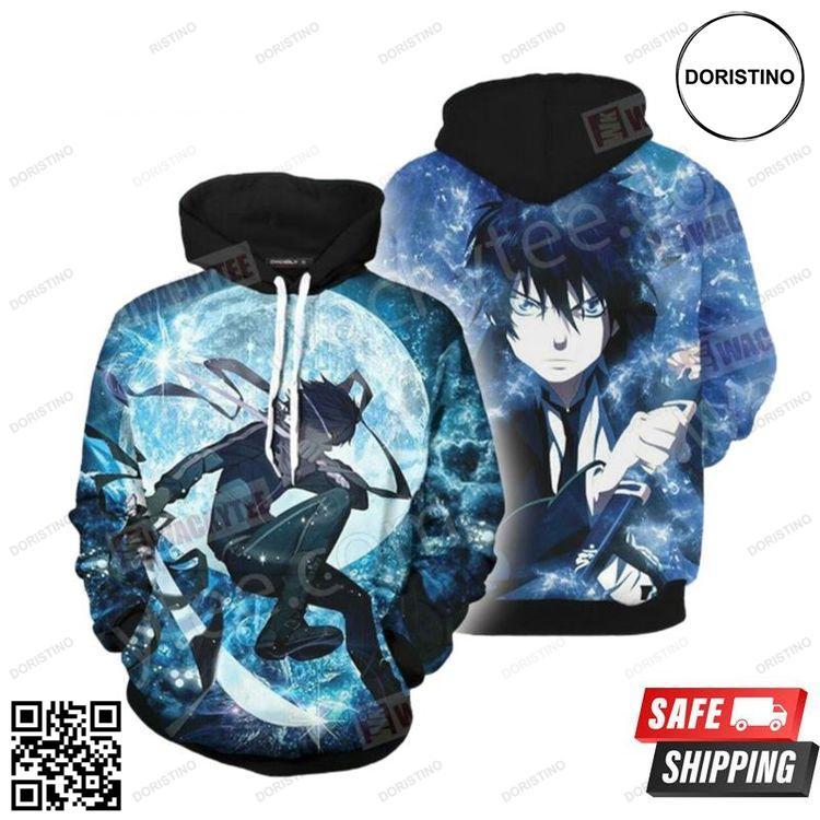 Ao No Exorcist Okumura Rin 4132 Limited Edition 3D Hoodie Ao No Exorcist Okumura Rin 4132 Limited Edition 3D Hoodie