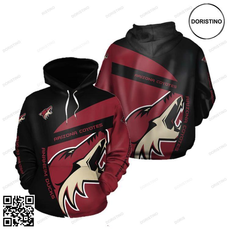 Arizona Coyotes Ice Team Pullover Limited Edition 3D Hoodie Arizona Coyotes Ice Team Pullover Limited Edition 3D Hoodie