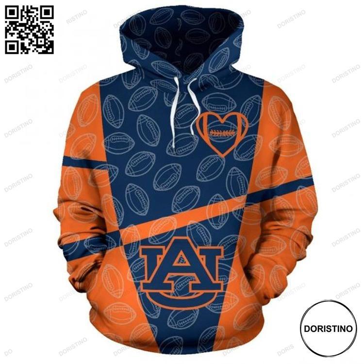 Auburn Tigers Seamless Ball All Over Print Hoodie Auburn Tigers Seamless Ball All Over Print Hoodie