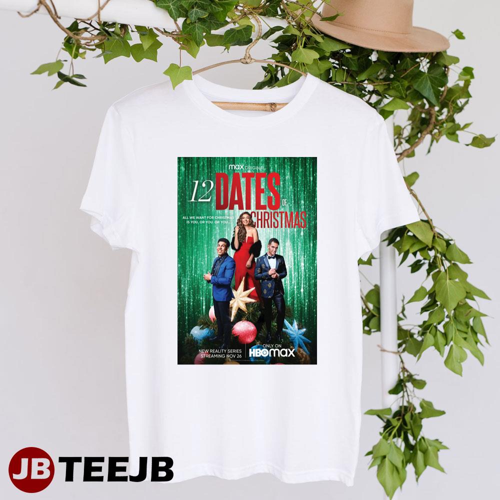 12 Dates Of Christmas Mallory Jansen Tyler Hynes Movie Unisex T-shirt 12 Dates Of Christmas Mallory Jansen Tyler Hynes Movie Unisex T-shirt