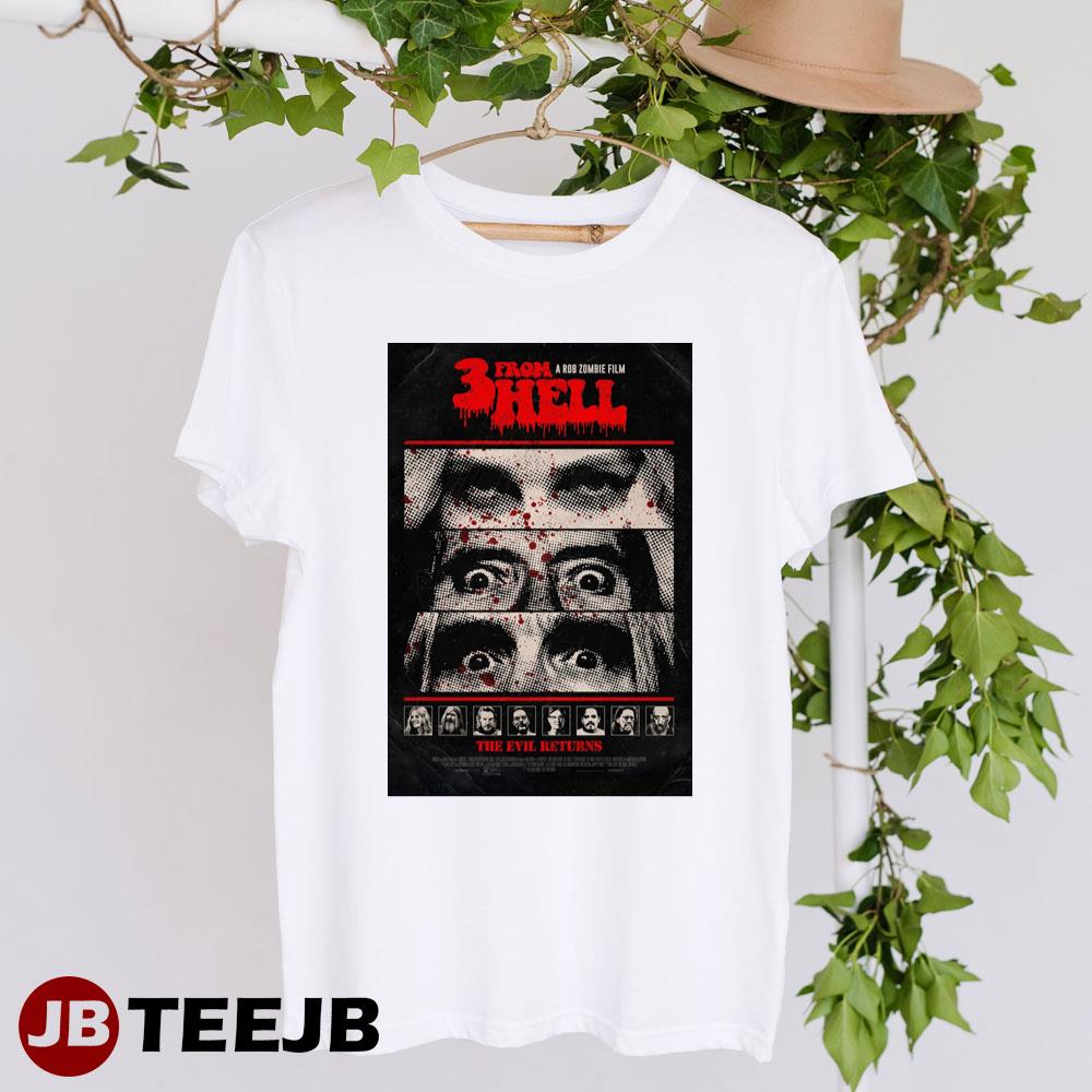 3 From Hell Rob Zombie Movie Unisex T-shirt