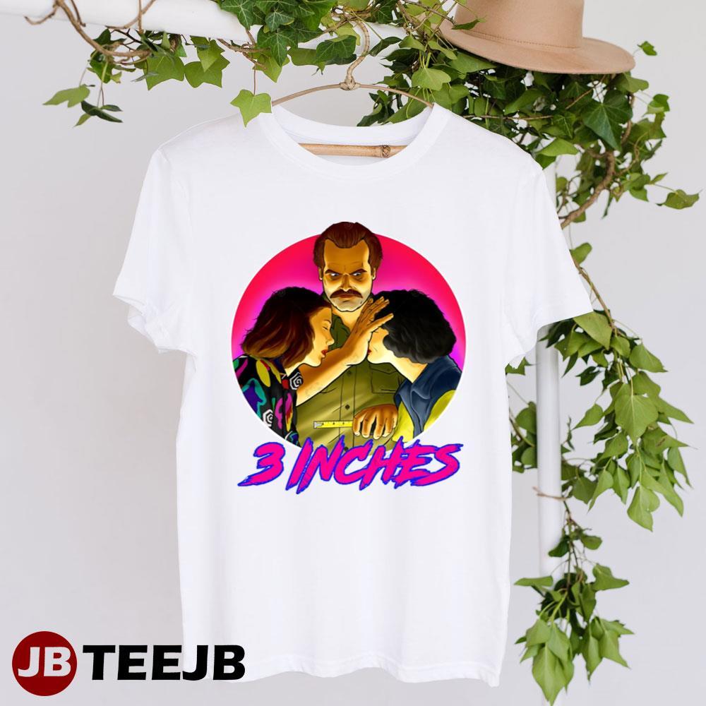 3 Inches Stranger Things Halloween Unisex T-shirt Awesome Tshirt
