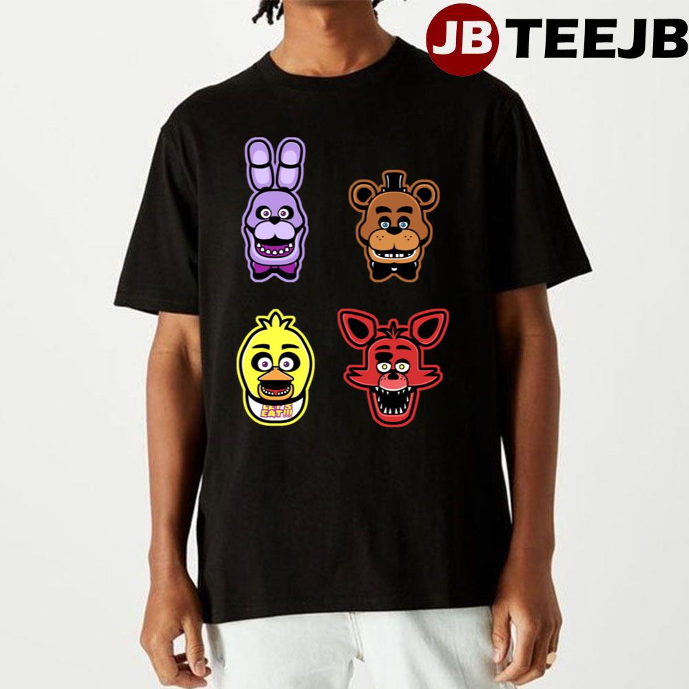 4 Face Five Nights At Freddys Unisex T-shirt Awesome Tshirt 4 Face Five Nights At Freddys Unisex T-shirt Awesome Tshirt