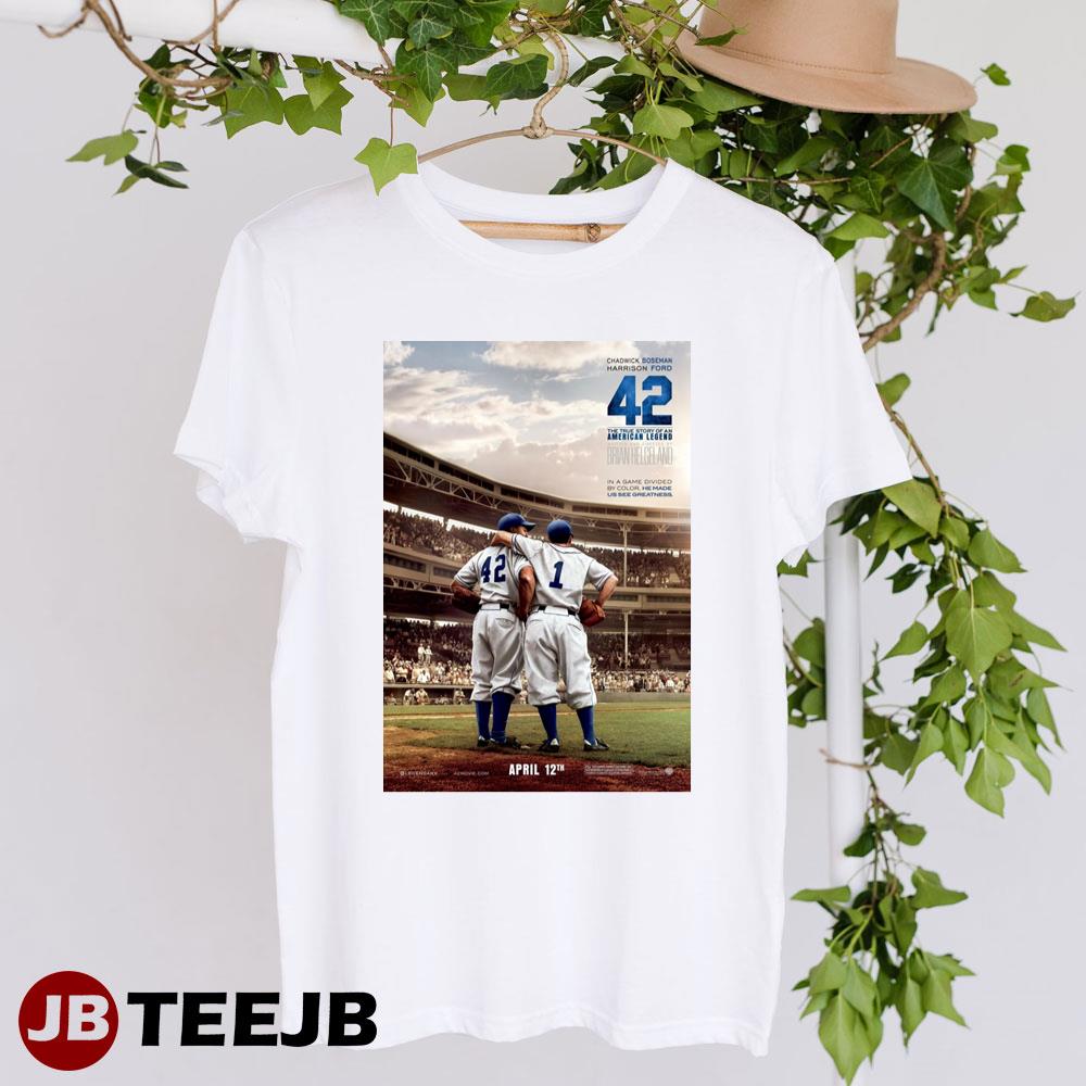 42 Chadwick Boseman Jackie Robinson Unisex T-shirt 42 Chadwick Boseman Jackie Robinson Unisex T-shirt