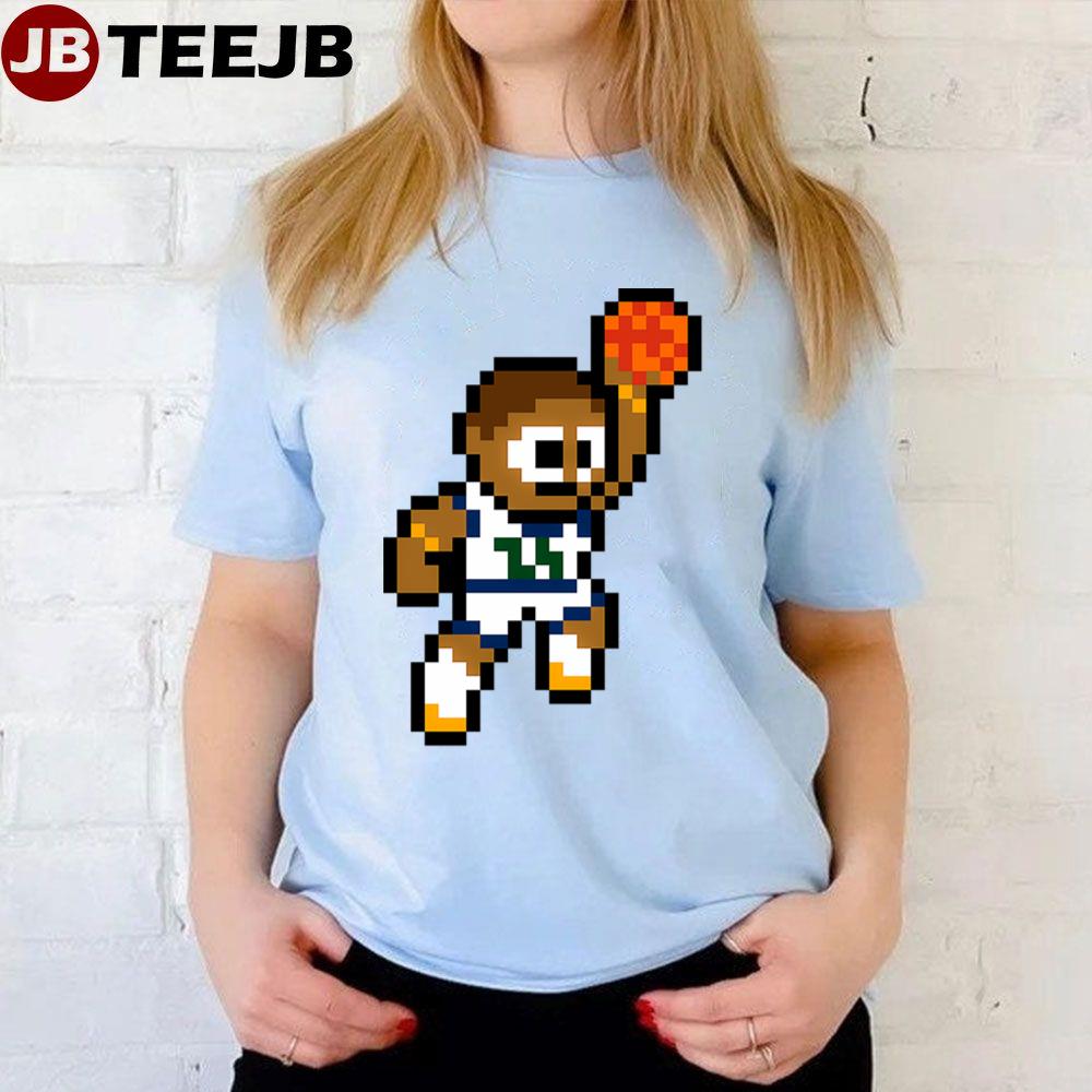 8 Bit Utah Jazz Basketball Unisex T-shirt Awesome Tshirt